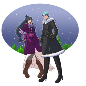 Full body with shadows with additional character